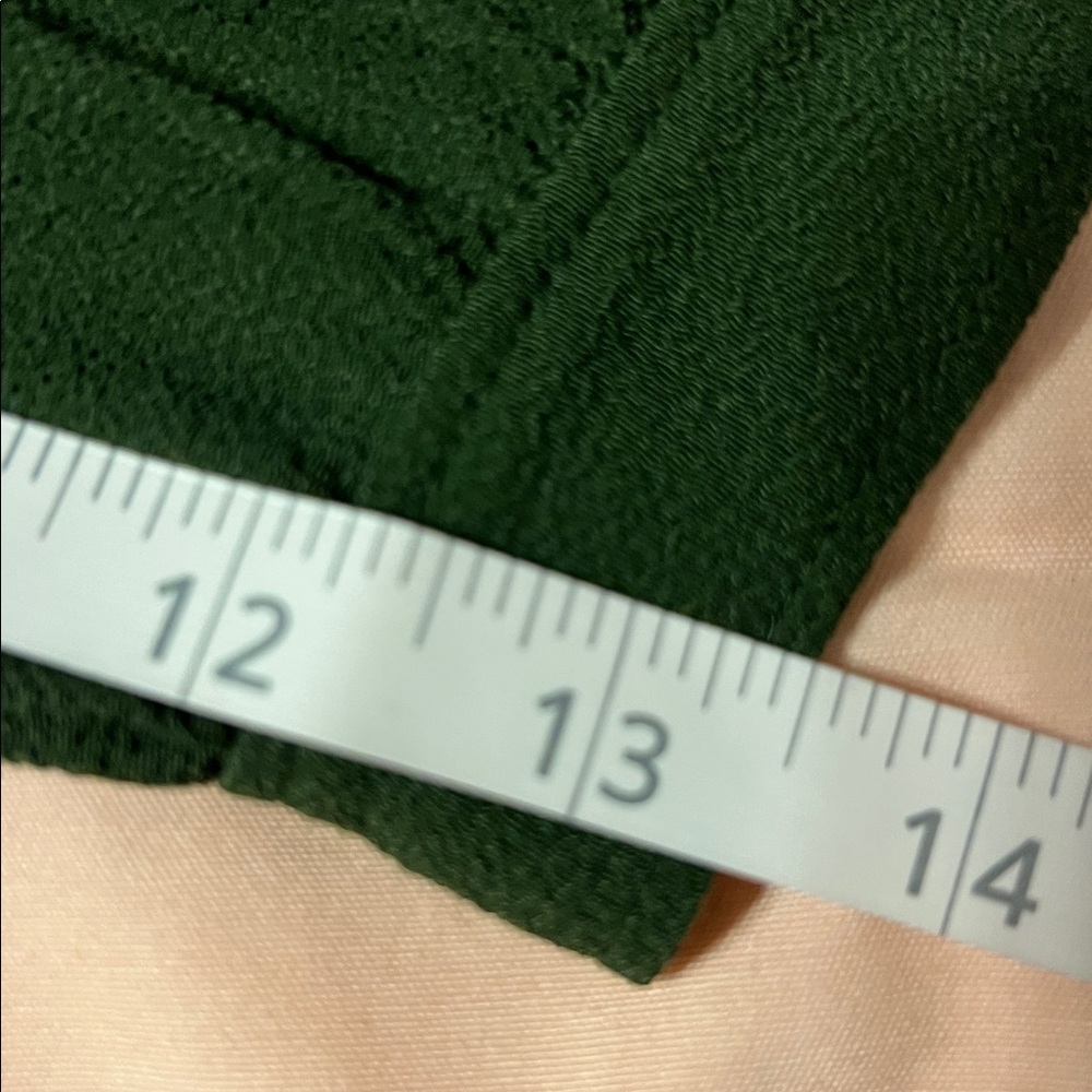 SALE Kate Spade Elegant Olive Green Long Sleeve Pleated Midi Dress, size 8 - Picture 11 of 13